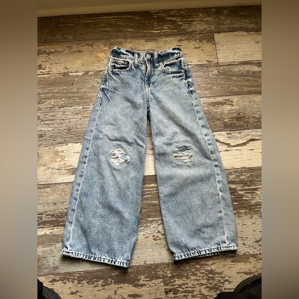 GAP Kids Blue Distressed Jeans